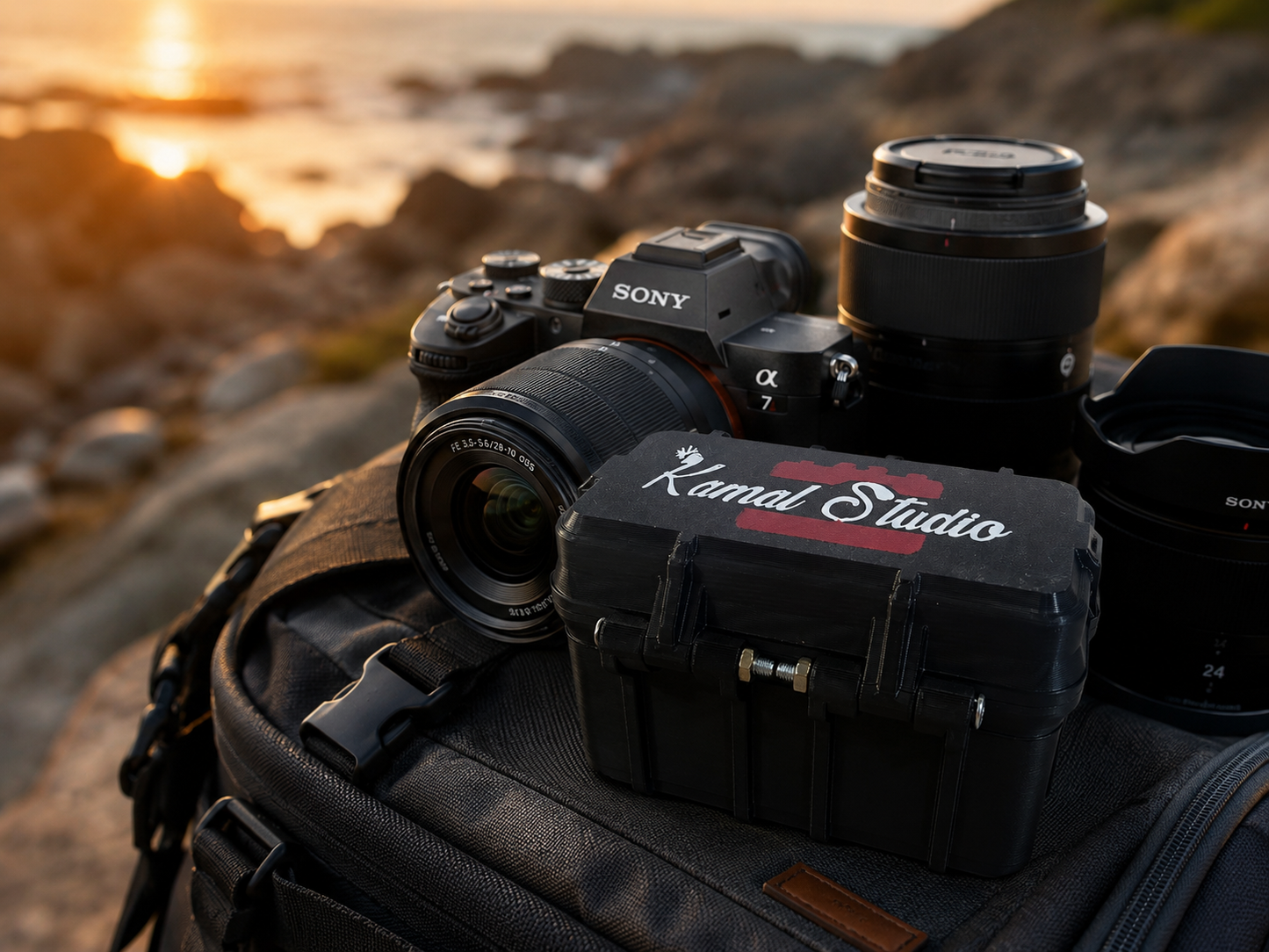 Professional Camera Battery Case